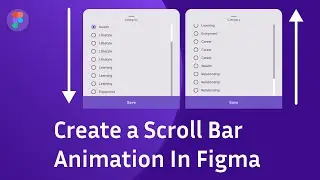 How To Create a Scroll Bar Animation In Figma in 4 minutes