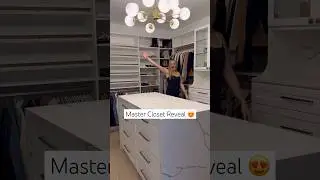 Master closet reveal😍 