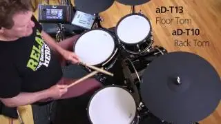 aDrums artist drums & cymbals with the Mimic Pro drum module