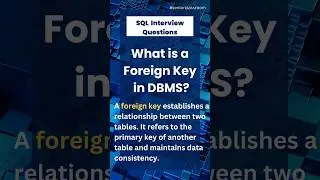 What is a foreign key ? SQL interview questions #sql #codingtips #database #databasetips #interview