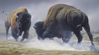 Epic Bison Battle!