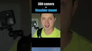 360 Camera + Shoulder POV Mount