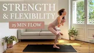 Fluid Yoga Flow for Strength and Flexibility | 25 Min Vinyasa Flow