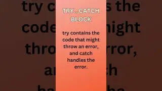 Try...catch block in JavaScript