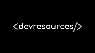 devresources - Resources for Developers | Simplified