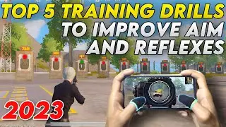 TOP 5: ADVANCED TRAINING DRILLS - Improve Your Aim and Reflexes in PUBGMobile & BGMI