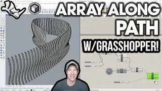 Creating Arrays Along Curves WITH GRASSHOPPER!