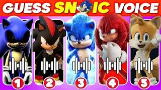 Guess Sonic Meme and Dance by Their Voice ~ Ultimate Sonic. Exe & Sonic The Hedgehog 3 Movie Quiz