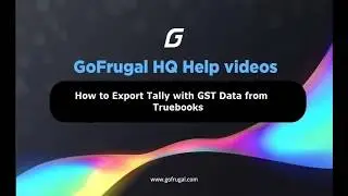 How to Export Tally with GST Data From Truebooks | English
