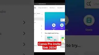 canva Pro teams invite link 2024