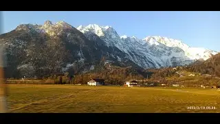 Österreich - ein schönes Land, eine Reise neben den Bergen.