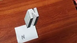 3D Drawing on paper for beginners - Easy 3d drawing