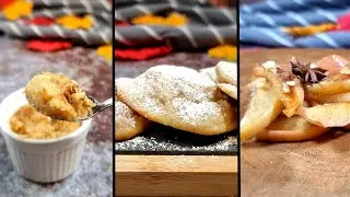 3 Apple recipes - EASY and LIGHT