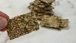 Crispy 5 Seed Crackers | No Sesame | Chocolate Option too!