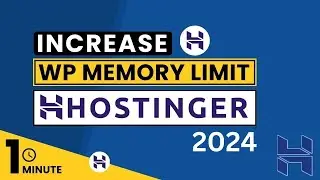 How To Increase Wp Memory Limit In Hostinger 2024 | Increase WordPress Memory Limit