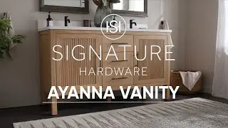 The Ultimate Organic Modern Bathroom Centerpiece - The Ayanna Vanity