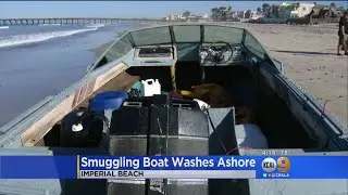 Smuggling Boat With Illegal Immigrants Washes Ashore; 8 Arrested