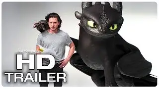 Kit Harington vs Toothless Funny Scene - HOW TO TRAIN YOUR DRAGON 3 (2019) Movie CLIP HD