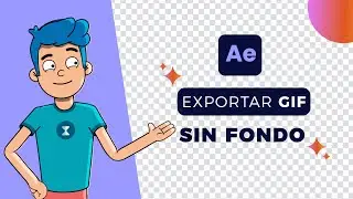 Como EXPORTAR un GIF con FONDO TRANSPARENTE en After Effects | Tutorial Rápido