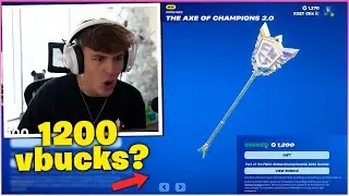 CLIX Reacts to the FNCS PICKAXE & FNCS SKIN in FORTNITE ITEM SHOP!