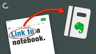 How to create a link to an Evernote notebook