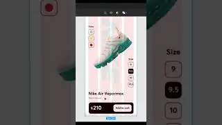 Shoe App UI design in Figma / Adobe xd