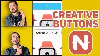 Apple Store Button with ContentView | NativeScript Tutorial