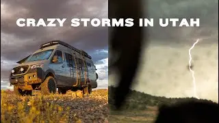 We took the van to Moab and encountered EPIC mother nature | Off road chaos and a broken bumper lol