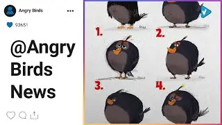 #Angry Birds News: Some sketches of Bomb's design for The #AngryBirdsMovie (2016) Which one is your