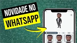 Como CRIAR AVATAR 3D no WHATSAPP - NOVA função do WHATSAPP