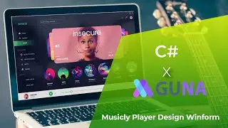 C# UI - Musicly Design Concept | Gunaframework