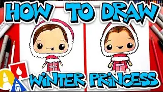 How To Draw Winter Princess Belle