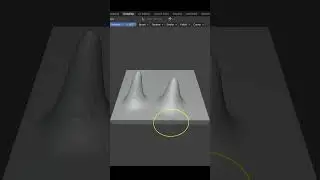 sculpting thin surfaces in #blender3d #blender #gamedev #blender4 #gameart #sculpting #tutorial