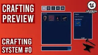 Introducing the upcoming crafting system!  - Crafting System #0 #ue5