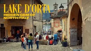 Italy’s Secret Gem: Discover Lake d’Orta, Walking Tour - 4K