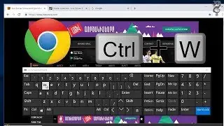 How To Close A Tab With Keyboard In Chrome:  Google Chrome Close Tab Keyboard Shortcut
