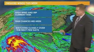 Severe weather reported over the weekend and a look at the week ahead on the First Coast