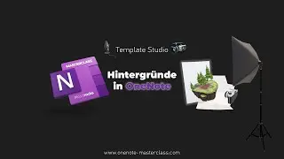 #OneNoteMasterclass Template Studio #08 - Hintergründe in #OneNote