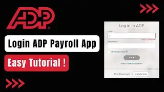 How To Login ADP Payroll - ADP Payroll Tutorial !