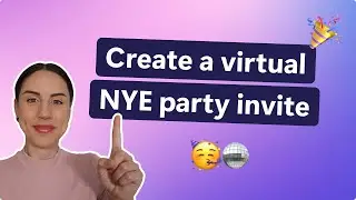 How to create a virtual New Year's Eve party invite