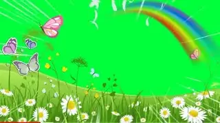 RainBow Green Screen Effects | Green screen video