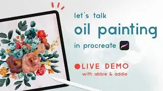 Digital Oil Painting in Procreate: Live Demo