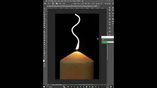 Add smoke with path blur in photoshop #shorts