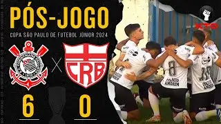 CORINTHIANS 6 x 0 CRB 🔴 PÓS-JOGO | Oitavas de Final | Copinha 2024