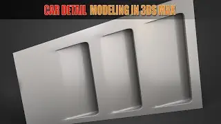 Topology Hard Surface: Car Detail Modeling In 3ds Max || N°_139