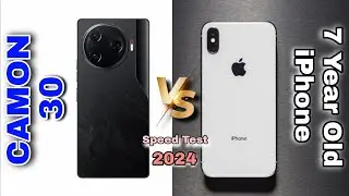 Tecno Camon 30 Vs a 7 Year Old iPhone Speed Test 2024