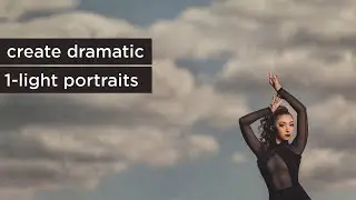 Lighting Tutorial // Creating dramatic outdoor portraits with one light