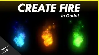 How to create realistic 2D fire in Godot | Dicode