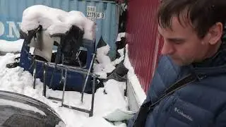 Кузовной цех после снегопадов.