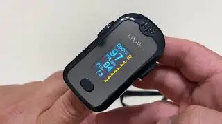 LPOW Pulse Fingertip Oximeter, Blood Oxygen Saturation Monitor, Pulse Rate, SpO2 Levels, OLED